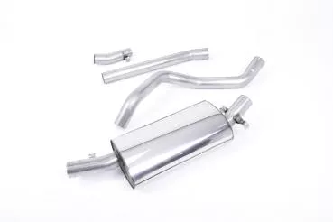 Milltek Sport Abgasanlage ab Downpipe für Volkswagen Golf Mk1 GTi (Variante: Polierte Endrohre)