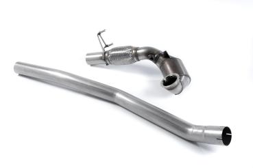 Milltek Sport Large Bore Downpipe und Hi-Flow Sport Katalysator für Skoda Octavia vRS 2.0 TSI 245PS Hatchback & Kombi (Schaltgetriebe und DSG Non-OPF & Nach Facelift)