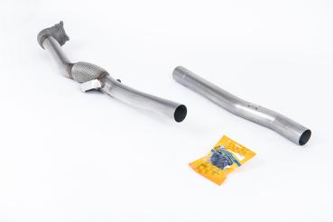 Milltek Sport Large Bore Downpipe und Katersatzrohr für Volkswagen Golf Mk6 R 2.0 TFSI 270PS