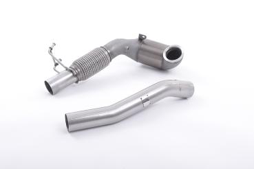 Milltek Sport Large Bore Downpipe und Hi-Flow Sport Katalysator für Volkswagen Jetta Mk7 (MQB) GLi 2.0T