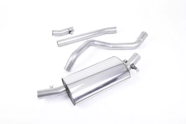 Milltek Sport Abgasanlage ab Downpipe für Volkswagen Golf Mk1 GTi (Variante: Polierte Endrohre)