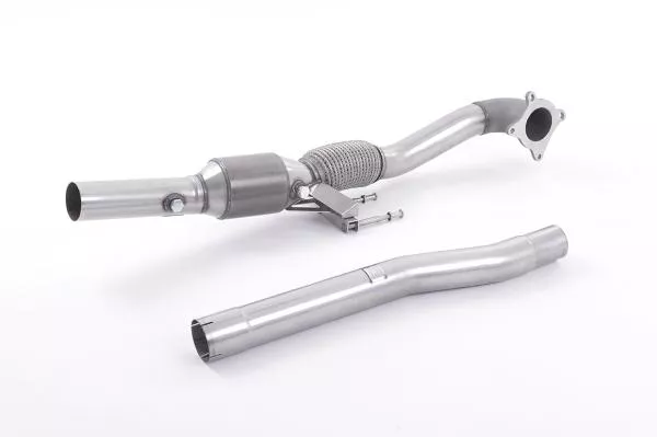 Milltek Sport Downpipe mit HJS High Flow Kat für Skoda Octavia vRS 2.0 TSI