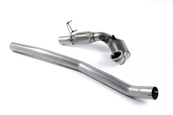 Milltek Sport ECE Large Bore Downpipe und Hi-Flow Sport Katalysator für Volkswagen Golf MK7 R Estate / Variant 2.0 TSI 300PS