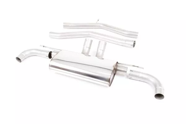 Milltek Sport Abgasanlage ab Frontpipe für Toyota Supra A90 Coupe 3.0 Turbo (USA/ROW mit OPF) (Variante: Titan Endrohre )