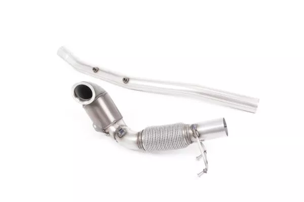 Milltek Sport Large Bore Downpipe und Hi-Flow Sport Katalysator für Volkswagen T-Roc R 2.0TSI 300ps (mit OPF)